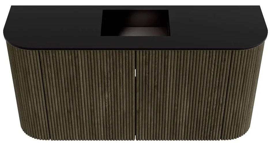 Mondiaz Joya 85cm toiletmeubel ronding links/rechts shadow met wastafel faye midden 1 kraangat urban