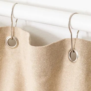 Gordijn Van 140x260 Cm In Ardy-katoen Beige – Linnen - Sklum