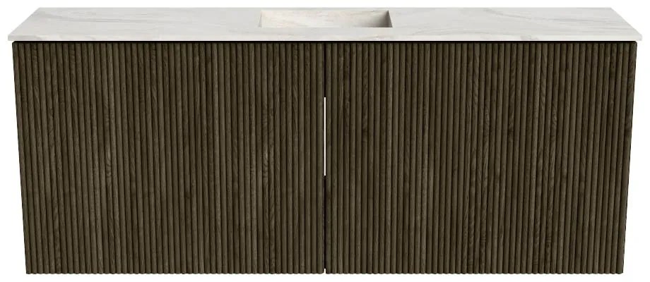 Mondiaz Joya DLux 100cm toiletmeubel shadow met wastafel faye midden zonder kraangat ostra