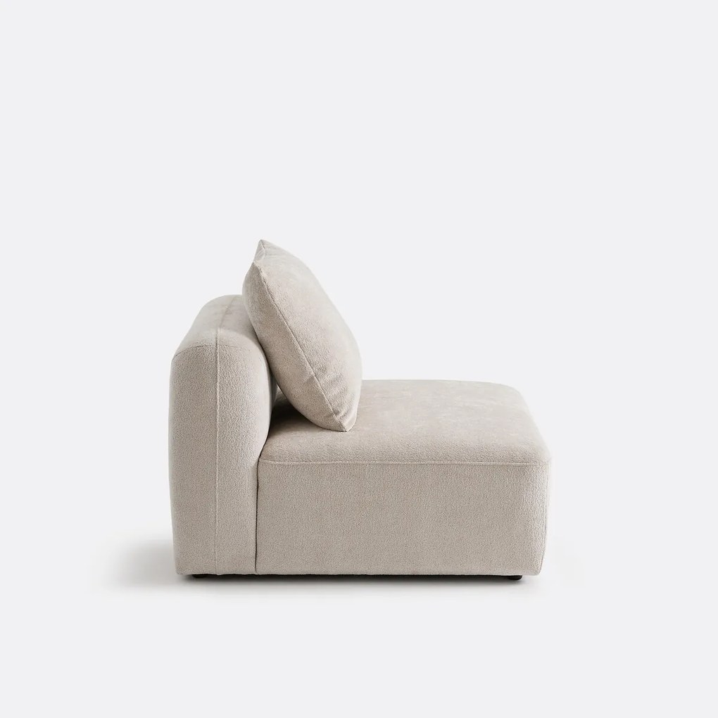 Zitelement voor modulaire bank, jacquard chenille, AMAD