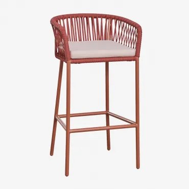Verpakking Van 4 Arhiza Hoge Krukken Rode Dakpan & ↑75 Cm - Sklum