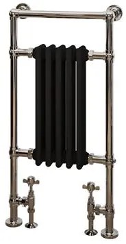 Eastbrook Avon radiator 50x95cm 530W chroom/zwart mat