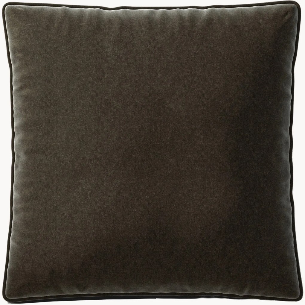 Groot fluwelen bankkussen Vetsak, 60 x 60 cm