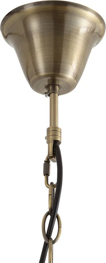 Klassieke hanglamp brons met opaal glas 5-lichts - Katarina