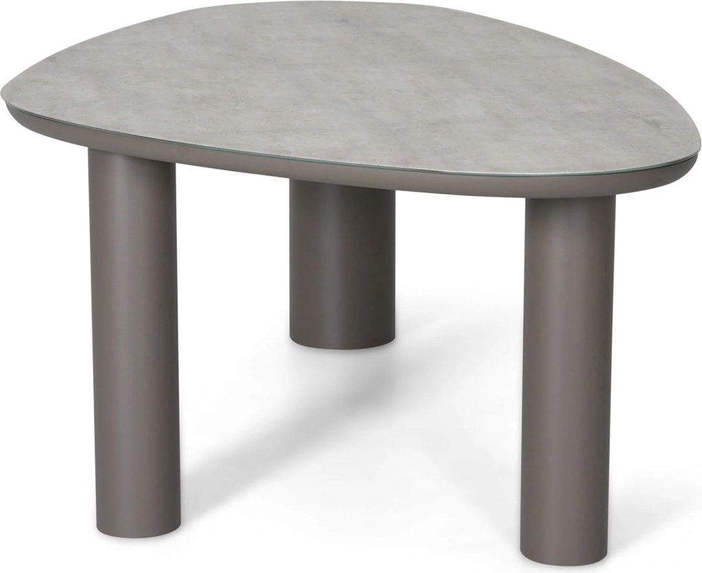 Tuinset 6 personen 240 cm Aluminium Taupe Apple Bee Pine