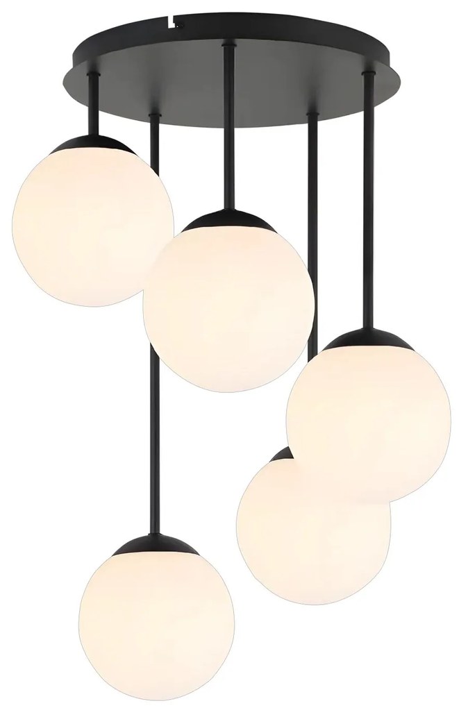 Hanglamp APP1816-5CPR BLACK