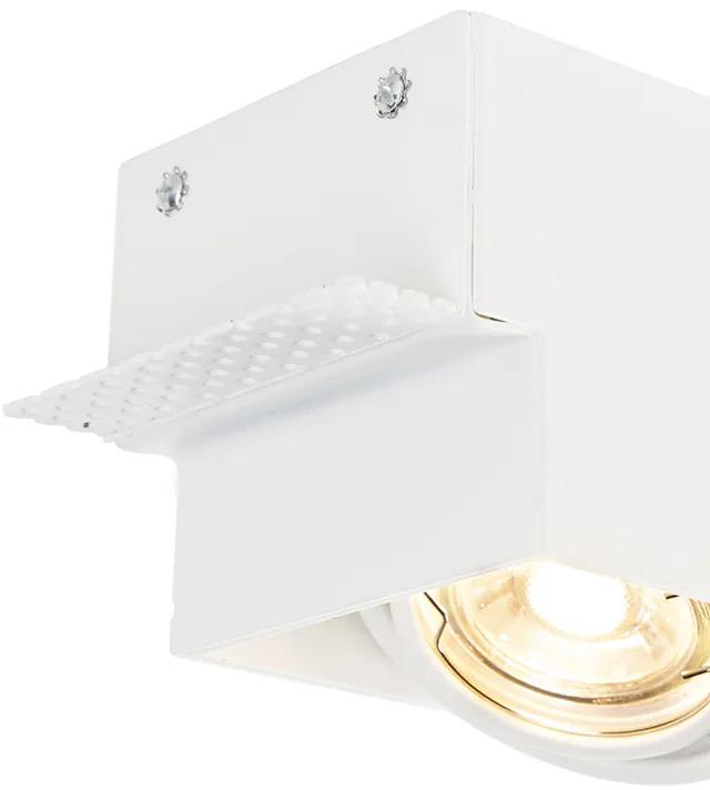 Inbouwspot wit draai- en kantelbaar trimless 3-lichts - Oneon Design, Modern GU10 Binnenverlichting Lamp