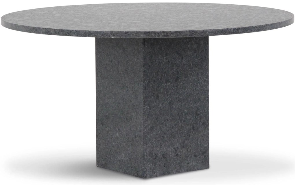 Dining Tuintafel rond 140 cm Grijs Graniet