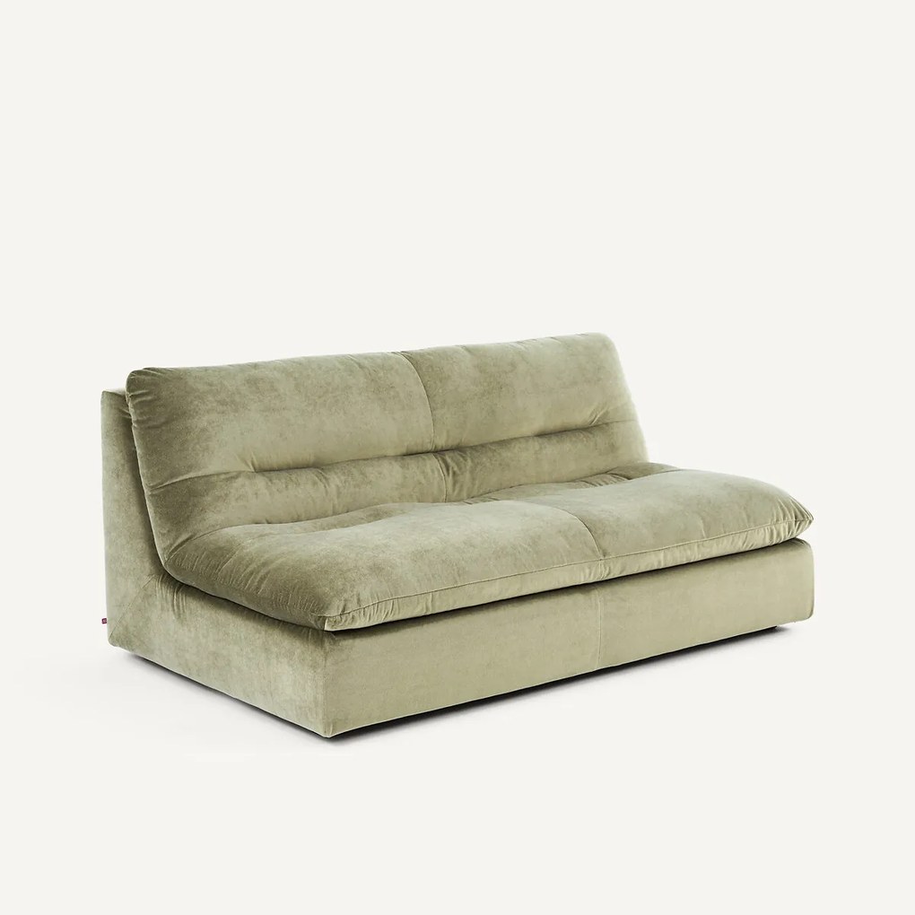 3-zits modulaire sofa in linnen fluweel, GIULIANO