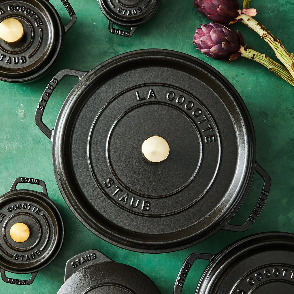 Staub La Cocotte Cocotte 28 cm / 6,75 l, Rond, Zwart - La Cocotte - Staub