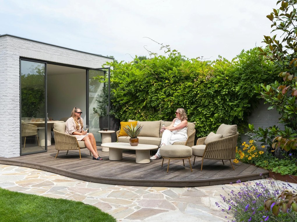 4 Seasons Outdoor Molina loungeset amber SALE Loungeset beige weerbestendig