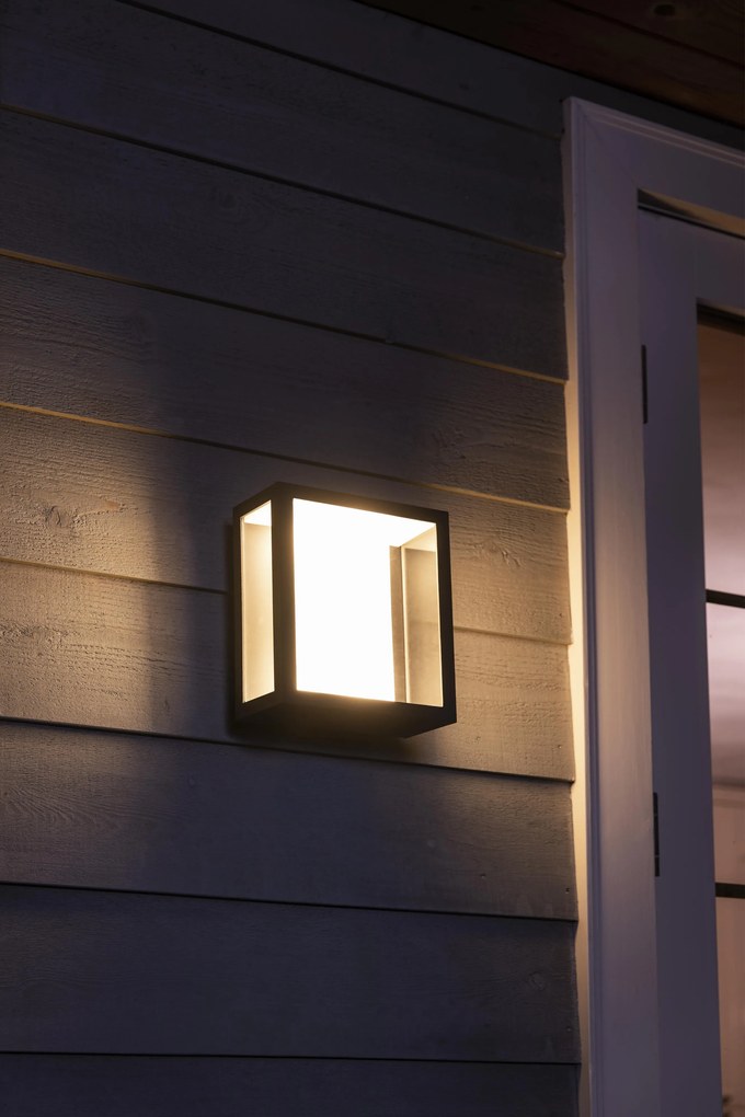 Philips Hue Impress Outdoor Wandlamp Zwart