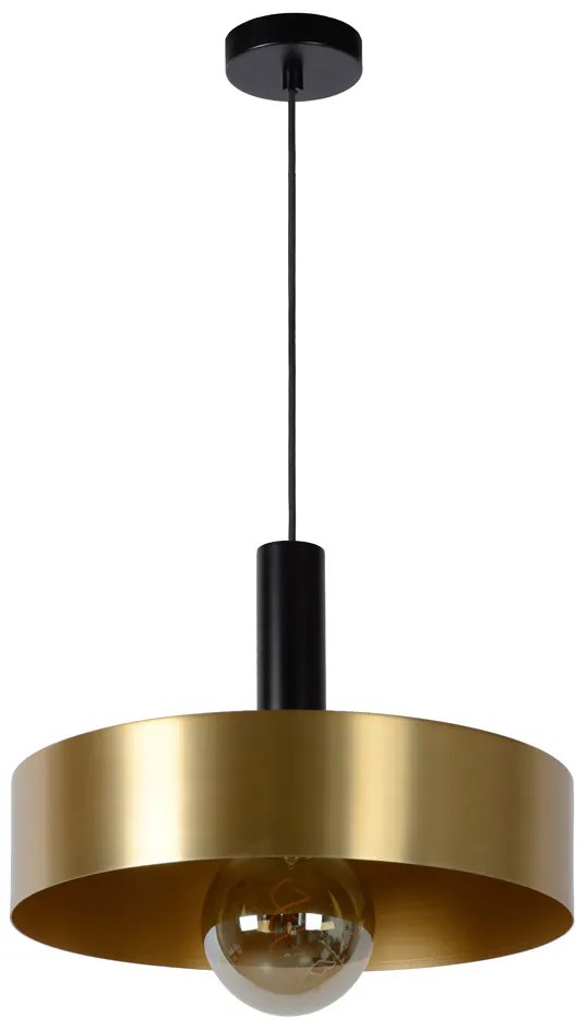 Lucide Giada hanglamp 40cm 1x E27 goud mat