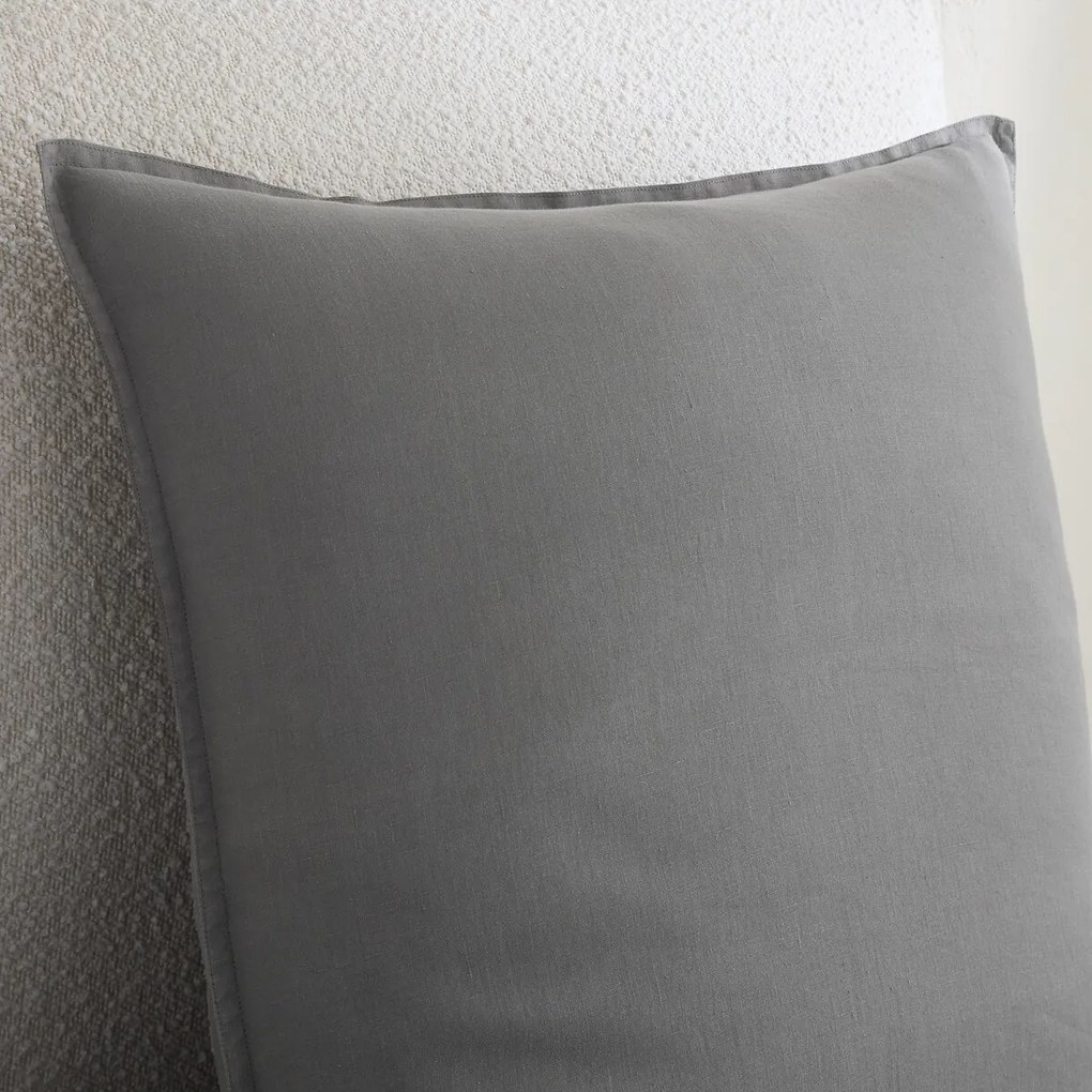 Kussensloop in gewassen linnen, Elina