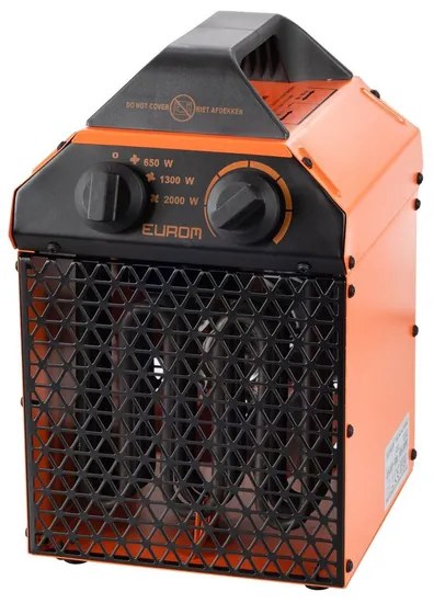Eurom Industrial EK Delta 2000 Bouwdroger/Werkplaatskachel 2000watt Rood 332759