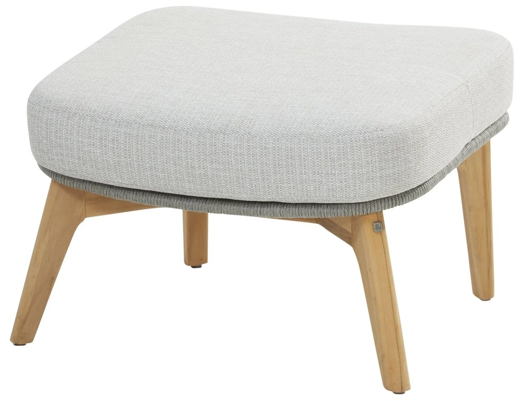 Sempre voetenbank teak zilvergrijs 4-Seasons Outdoor