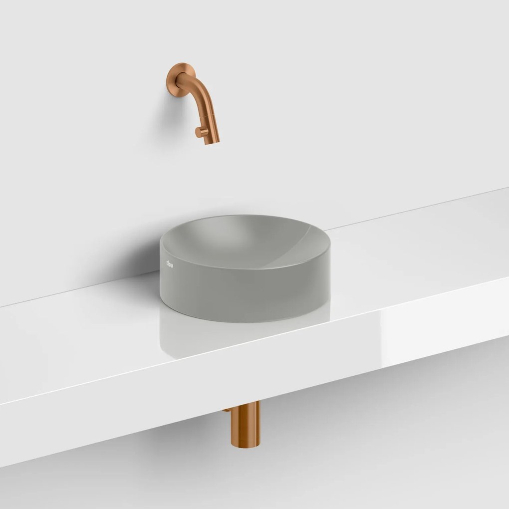 Clou Kaldur inbouw fonteinkraan 7.5cm brons geborsteld PVD