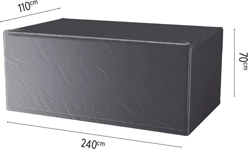 Platinum Aerocover tuintafelhoes - Ademende hoes voor tuintafels van 220 tot 240cm