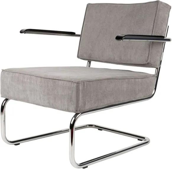 Armstoel Lounge Chair Ridge Rib cool grijs