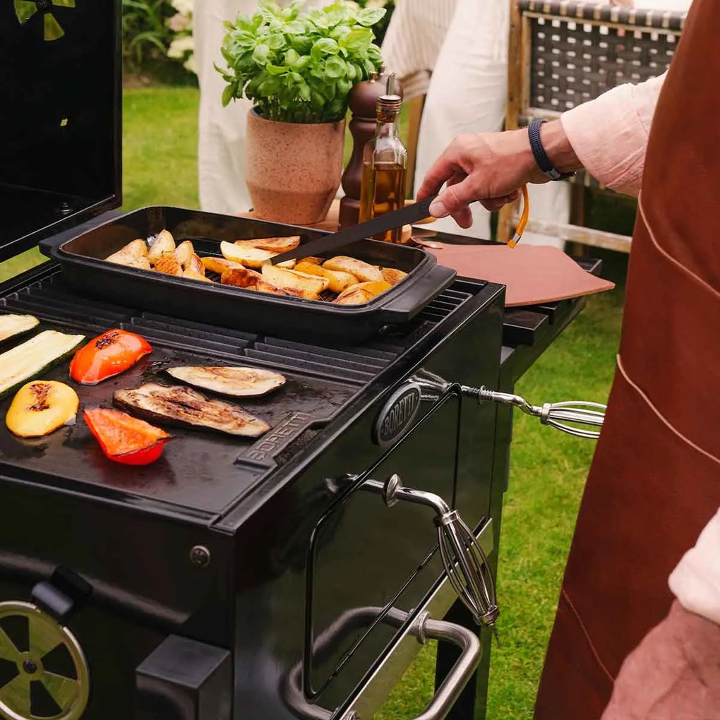 Boretti Carbone houtskoolbarbecue 2.0 met beschermhoes