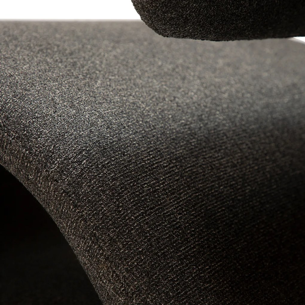 Dan-Form Dubna Design Lounge Stoel Boucle Pebble Grey