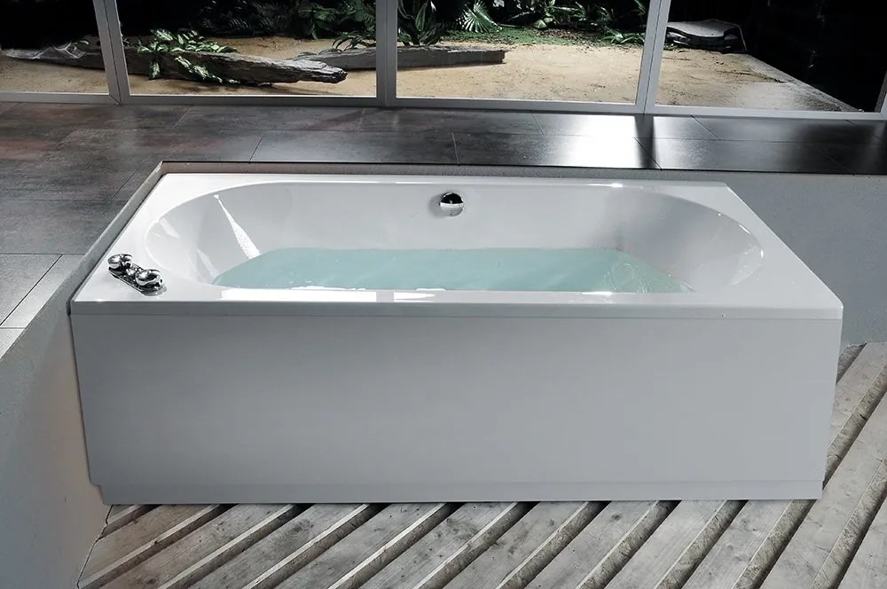 Polysan Viva B ligbad 185x80x47cm wit