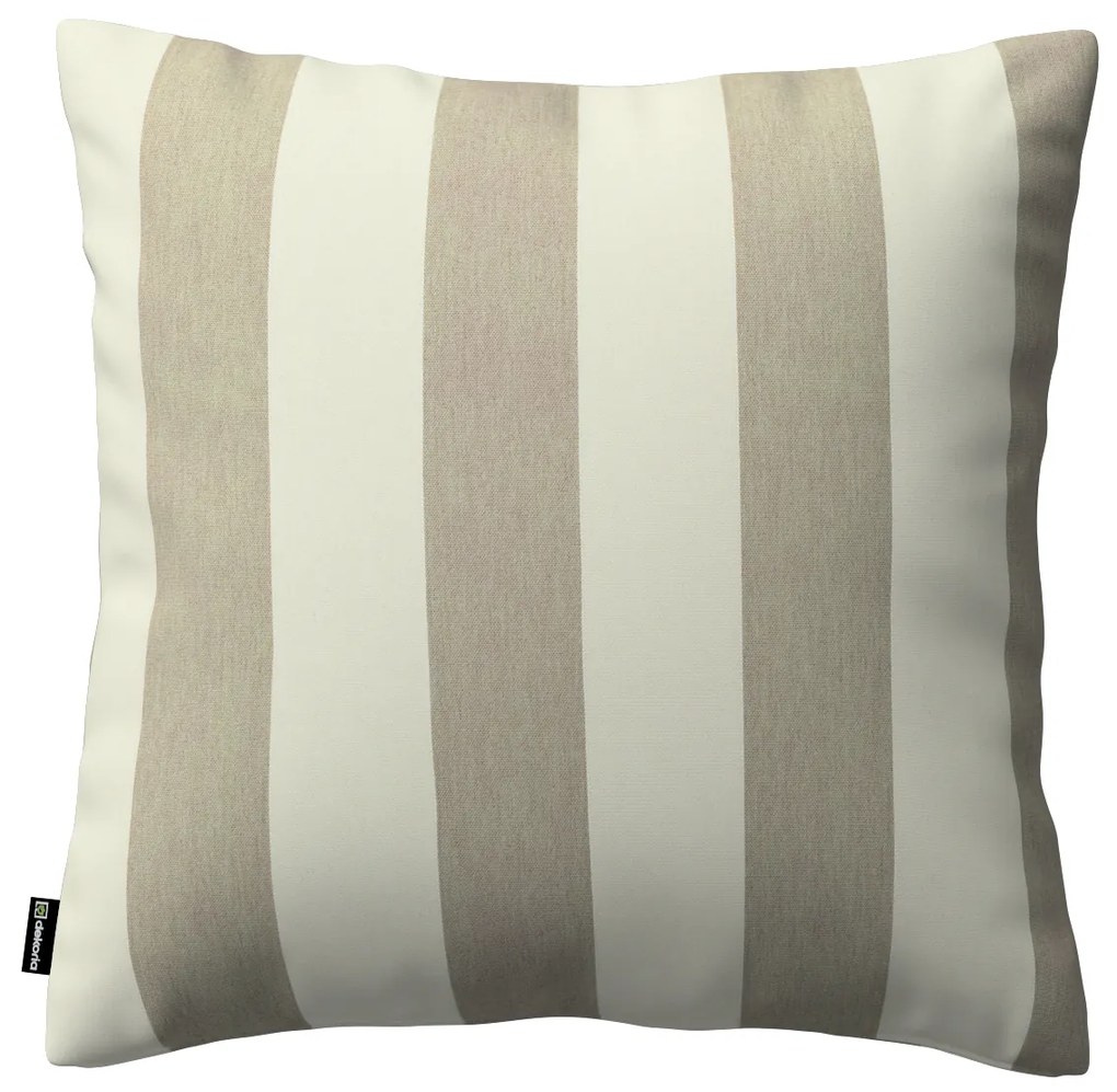 Dekoria Kussenhoes Mia, beige-wit 60 x 60 cm