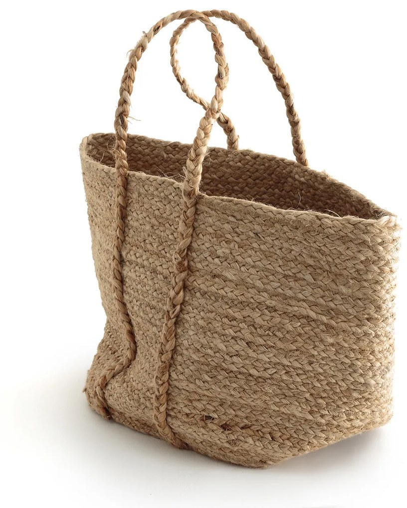 Soepele mand in natuurlijke jute, Naturalle