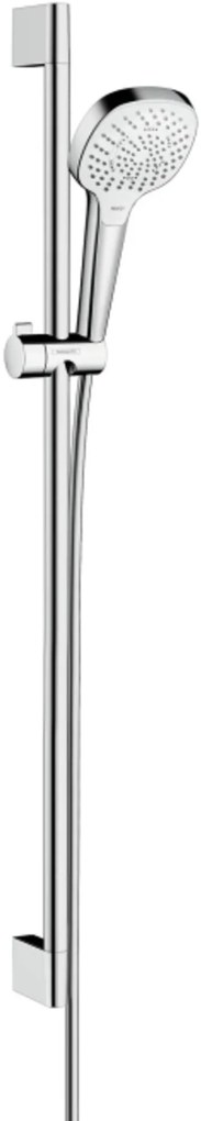 Hansgrohe Croma Select E Multi glijstangset 90cm chroom/wit