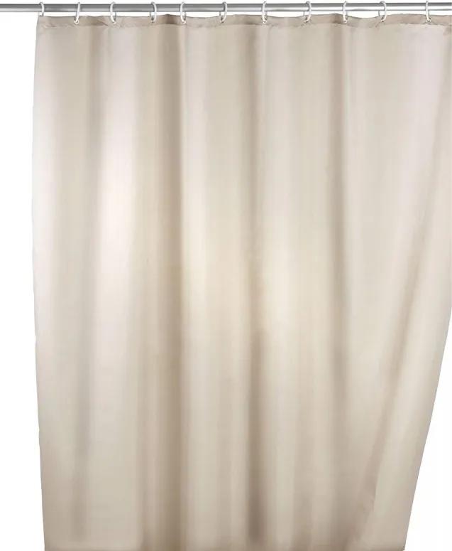 Uni douchegordijn polyester anti schimmel 180x200, beige