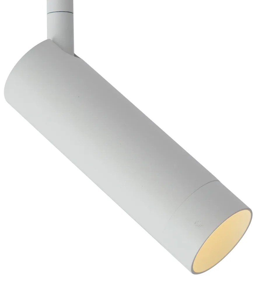 Moderne spot wit voor railsysteem 1-fase GU10 35mm - Slimline Uzzy