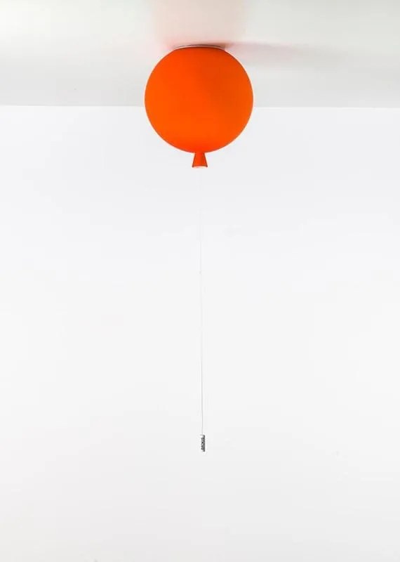 Brokis -   Plafondlamp  Memory Oranje geëtst / Zilver  Glas