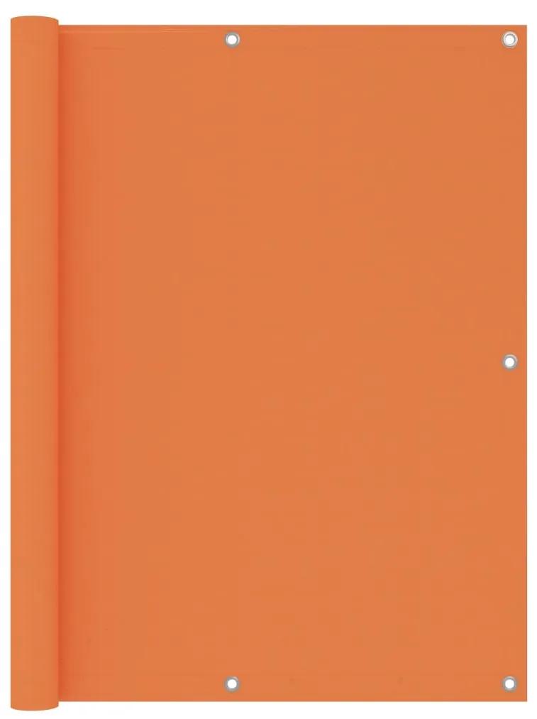 vidaXL Balkonscherm 120x500 cm oxford stof oranje