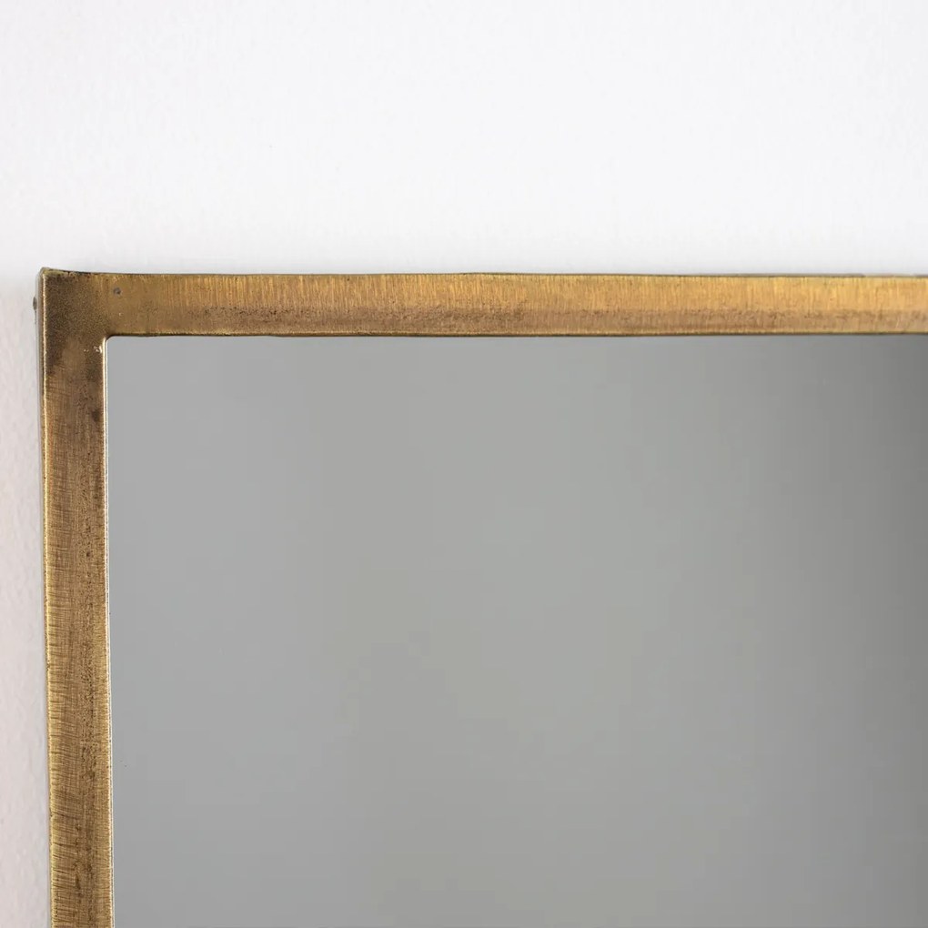Gouden Spiegel Met Plankje - 37x61cm