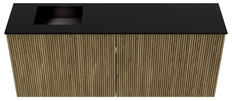 Mondiaz Joya 100cm toiletmeubel dusk met wastafel faye links 1 kraangat urban