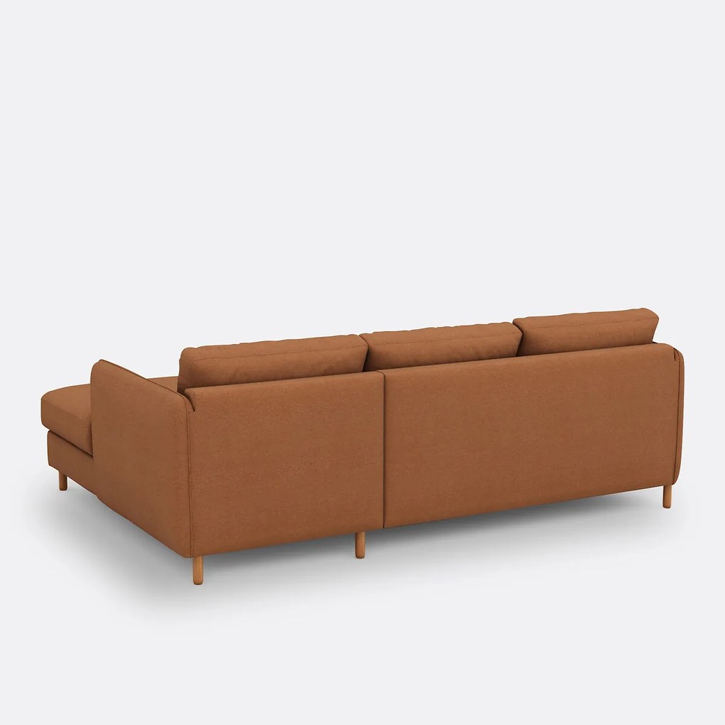 4-zits rechthoekige slaapbank in polyester, LOMÉO