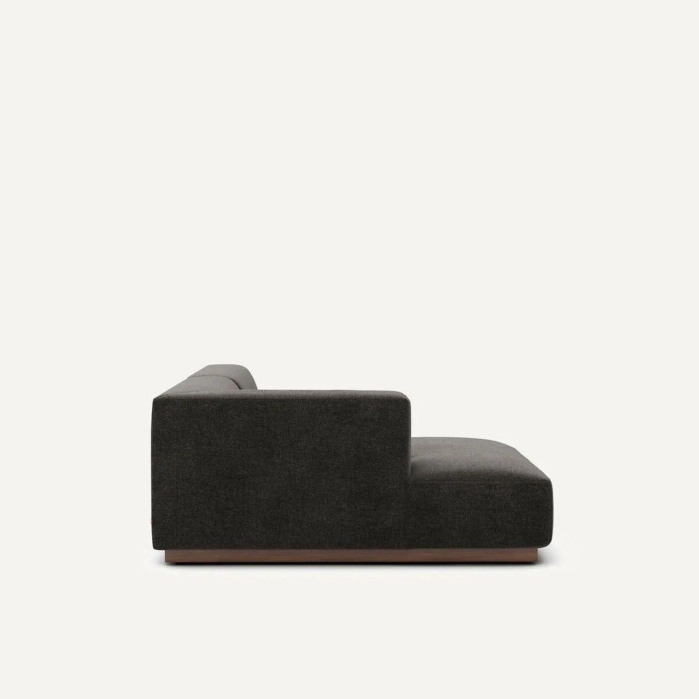 Linker hoekbank chenille fluweel, Jacopo