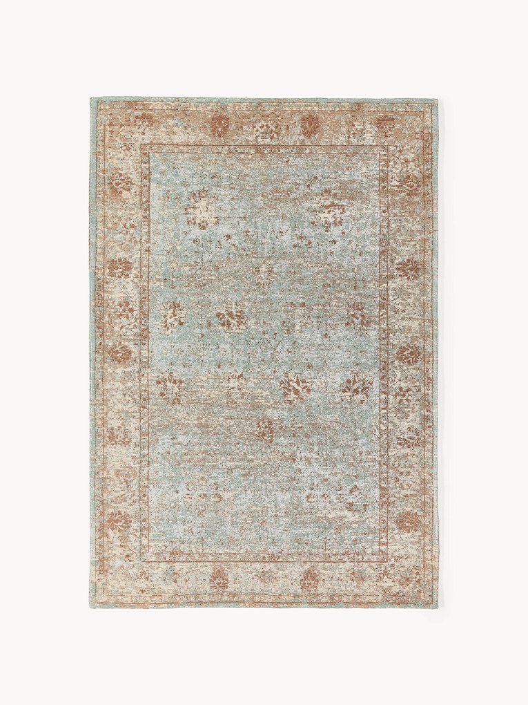 Handgeweven chenille vloerkleed Rimini