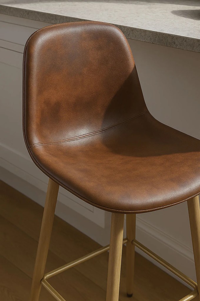 Teok Kunstlederen Kruk