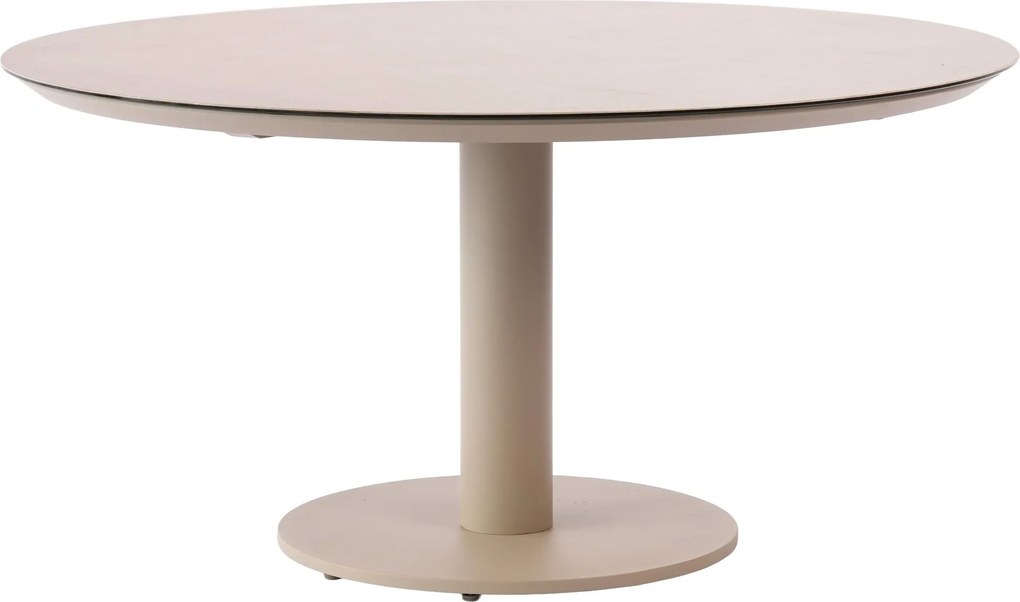 Sarah dining tuintafel 150xH75 cm printed ceramic latte Taste 4SO