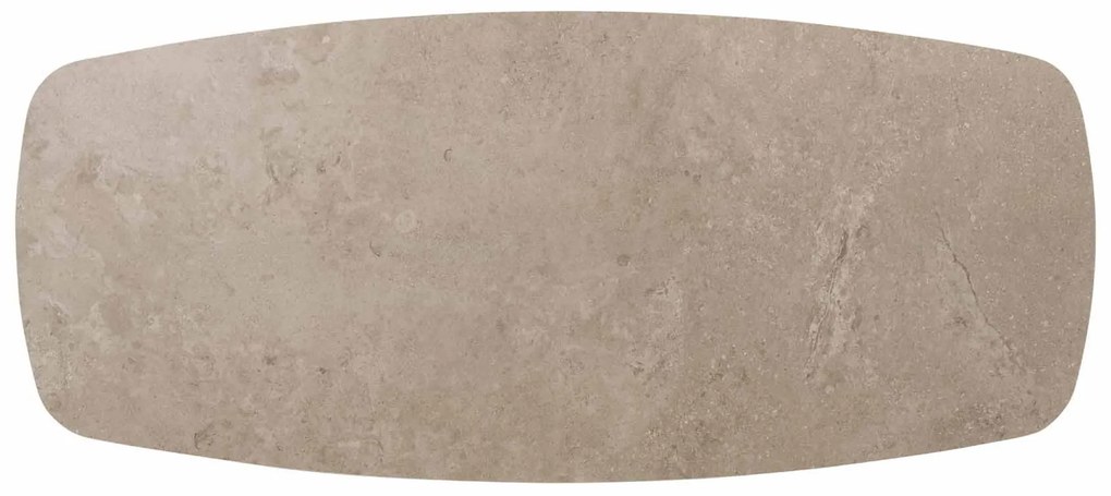 Taste by 4 Seasons Prado tuintafel latte met keramisch blad in barrelvorm 240 x 105 cm  Tuintafel    beige weerbestendig
