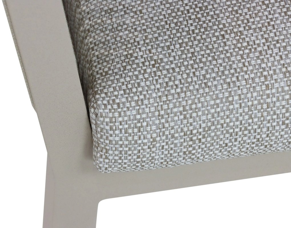 Tuinset 6 personen 260 cm Aluminium/rope Taupe Lifestyle Garden Furniture Verona/San