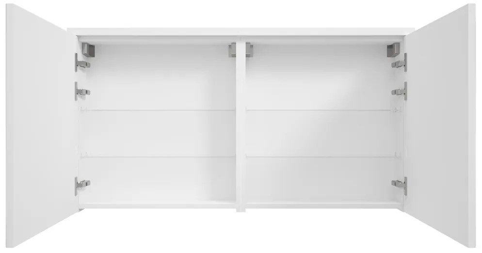 Fontana Basic spiegelkast 117cm met 2 deuren wit mat
