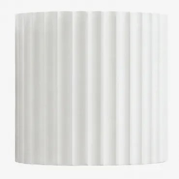 Barein Led Buitenmuurarmatuur Van Aluminium Wit - Sklum