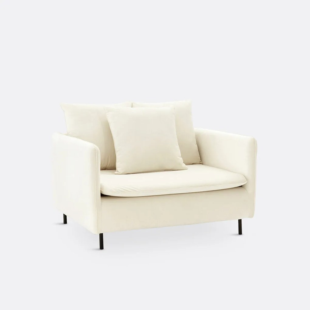 XL fauteuil in fluweel, Ivete