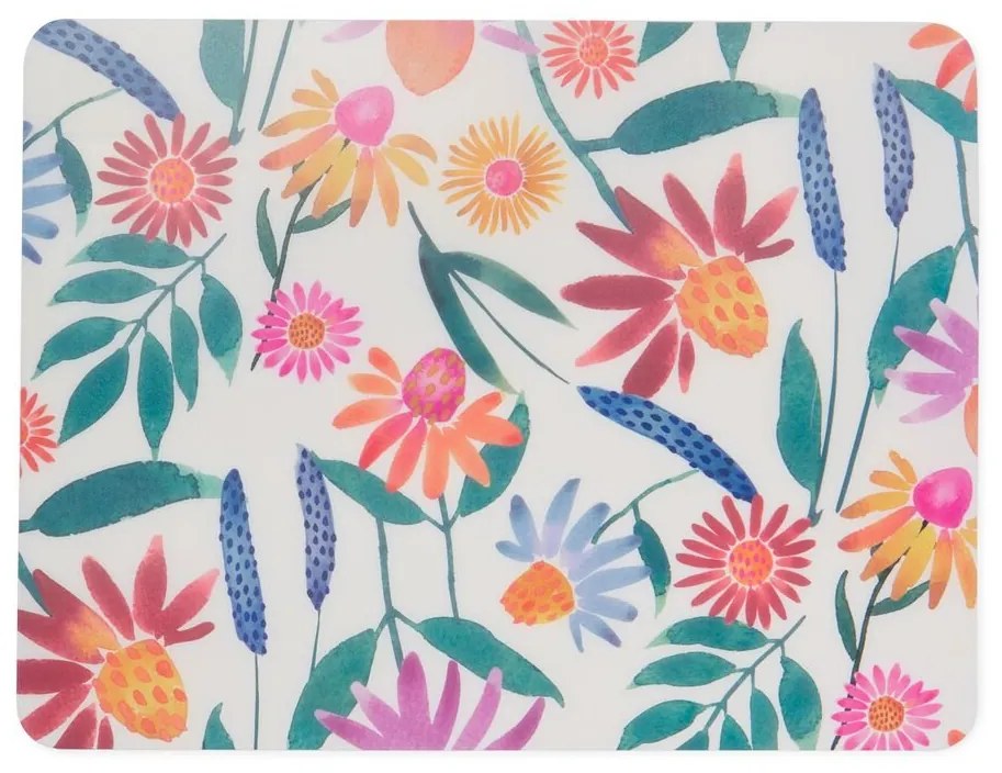 HEMA Placemat Kunststof 32x42 Wilde Bloemen (geel)