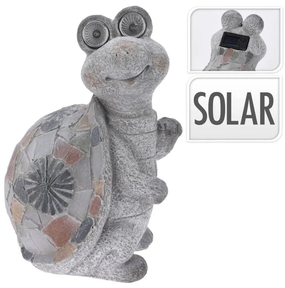 ProGarden Tuindecoratie schildpad met solarverlichting MGO