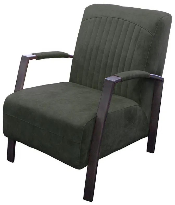 Fauteuil - Giulietta - velours Adore Hunter groen 156