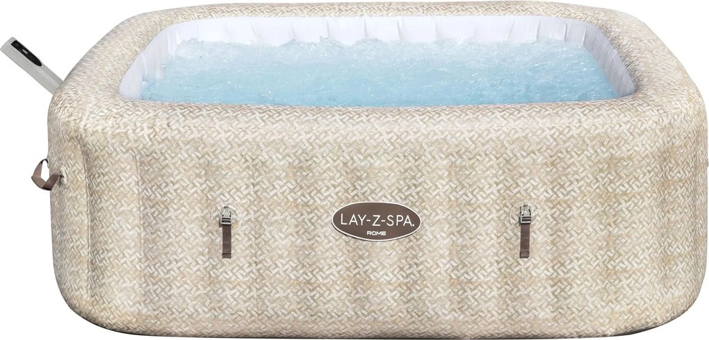 Lay-Z-Spa Airjet Rome 7 - model 2025 met Maxhold EnergySense Ultra Fit Smart - tot 7 personen - 201x201cm