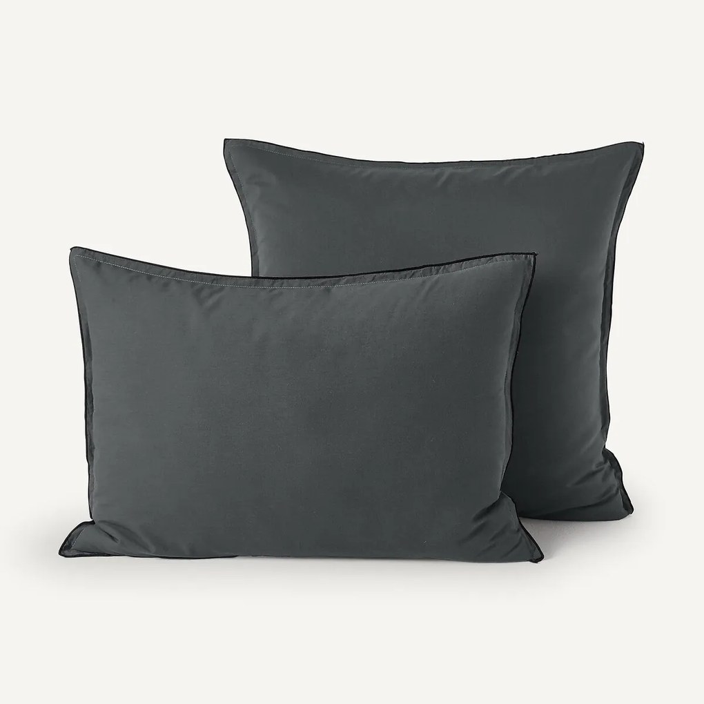 Kussensloop in gewassen voilekatoen, Gypse